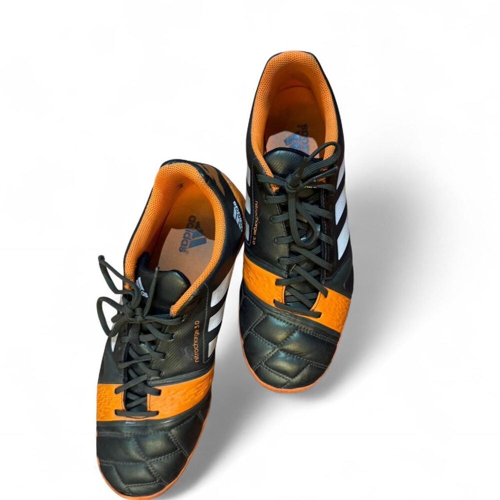 Adidas Predator Nitrocharge 3.0 green and orange soccer sneakers Size US 8.5 Men